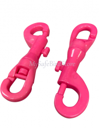 Acrylic/Plastic 4" Swivel Snap Hook Pink