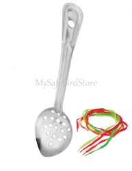Stainless Steel 11" Perforated Spoon Bird Toy Base