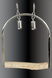Stainless Steel Natural Wood Swing Medium