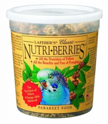 Lafebers Nutriberries Parakeet 12.5 oz. Tub