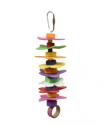 Vertical Hawaiian Lei by Made in the USA Bird Toys