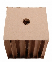 Corrugated Paper Cube 3" x 3" x 3" 6 Pack