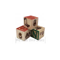 ABC Block 3/4" with 5/16" hole