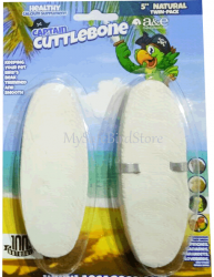 Captain Cuttlebone  5" Natural Cuttlebone  2 Pack