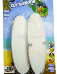 Captain Cuttlebone  6" Natural Cuttlebone  2 Pack