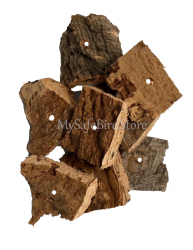 Cork Bark Chunk Drilled 1/4 Pound