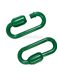 Acrylic/Plastic 2.25" Quick Link Green