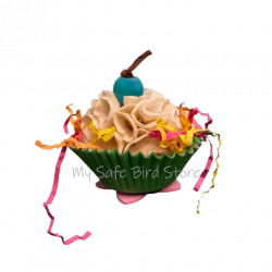 Happy Beaks Sweet Tweets Cupcake Foot Toy