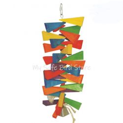 Happy Beaks Wooden Wedges with Bell Large