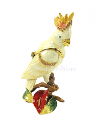 Kubla Crafts Parrot Clip Key Ring