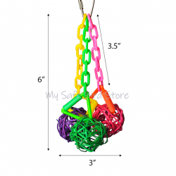 Munch Ball Cluster Bird Toy