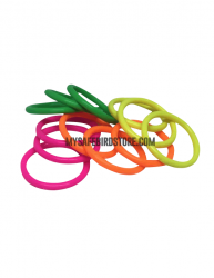 Neon Plastic Rings 4 Pack