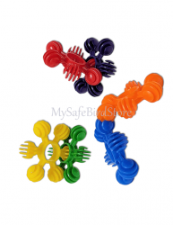 Plastic Interlocking Star 2 1/8"