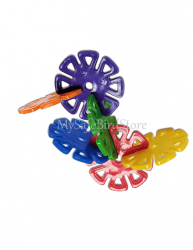 Plastic Interlocking Wheel 1.5" 10 Pack