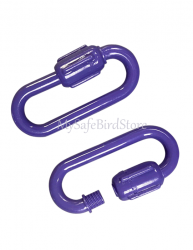 Acrylic/Plastic 2.25" Quick Link Purple