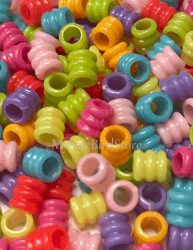 Acrylic Ripple Bead (Small) 3/8" x 2/8" 1 ounce