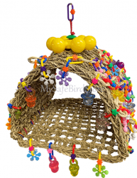 Tiki Hut Large by What the Flock Bird Toys