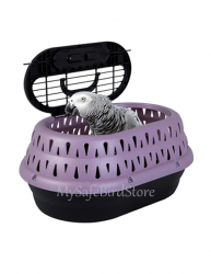 Pet Mate Top Load Carrier Purple/Black