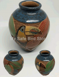 Artisan Toucan Vase Small