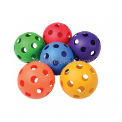 Colored Plastic Wiffle Style Balls 2 3/4"