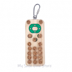 Wood and Cork Remote by Happy Beaks Toys