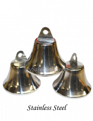 Stainless Steel Med. 1 5/8" x 1 3/8" Liberty Bell