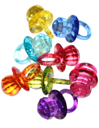 Faceted Pacifier Assortment 