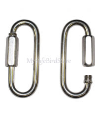 Stainless Steel Quick Link 2.5 Wide Jaw