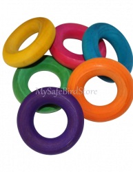 Wood Ring 2 1/8" Diameter Assorted Colors