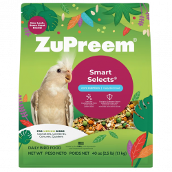 Zupreem Smart Selects Cockatiel/Lovebird 2.5# Bag