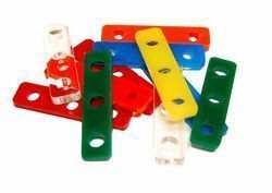 Mini Drilled Acrylic Toy Base 2" x 1/2" 12 Pack