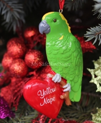 Amazon Parrot Christmas Ornament
