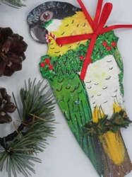 Black Headed Caique Ornament