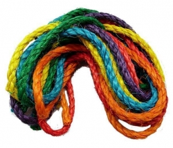 Fun Max 1/8" Sisal Rope 6 Colors 60"