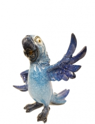 Hyacinth Macaw Resin Statue Small