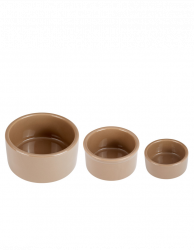 Stoneware food/treat bowl 3"