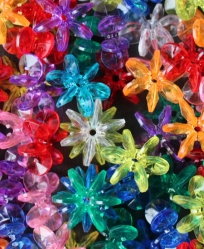 Large Flower Beads 10 Pack