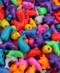 Assorted Marine Animal Beads 8 Pack