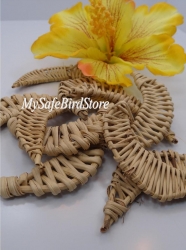 Natural Rattan Moon 3"