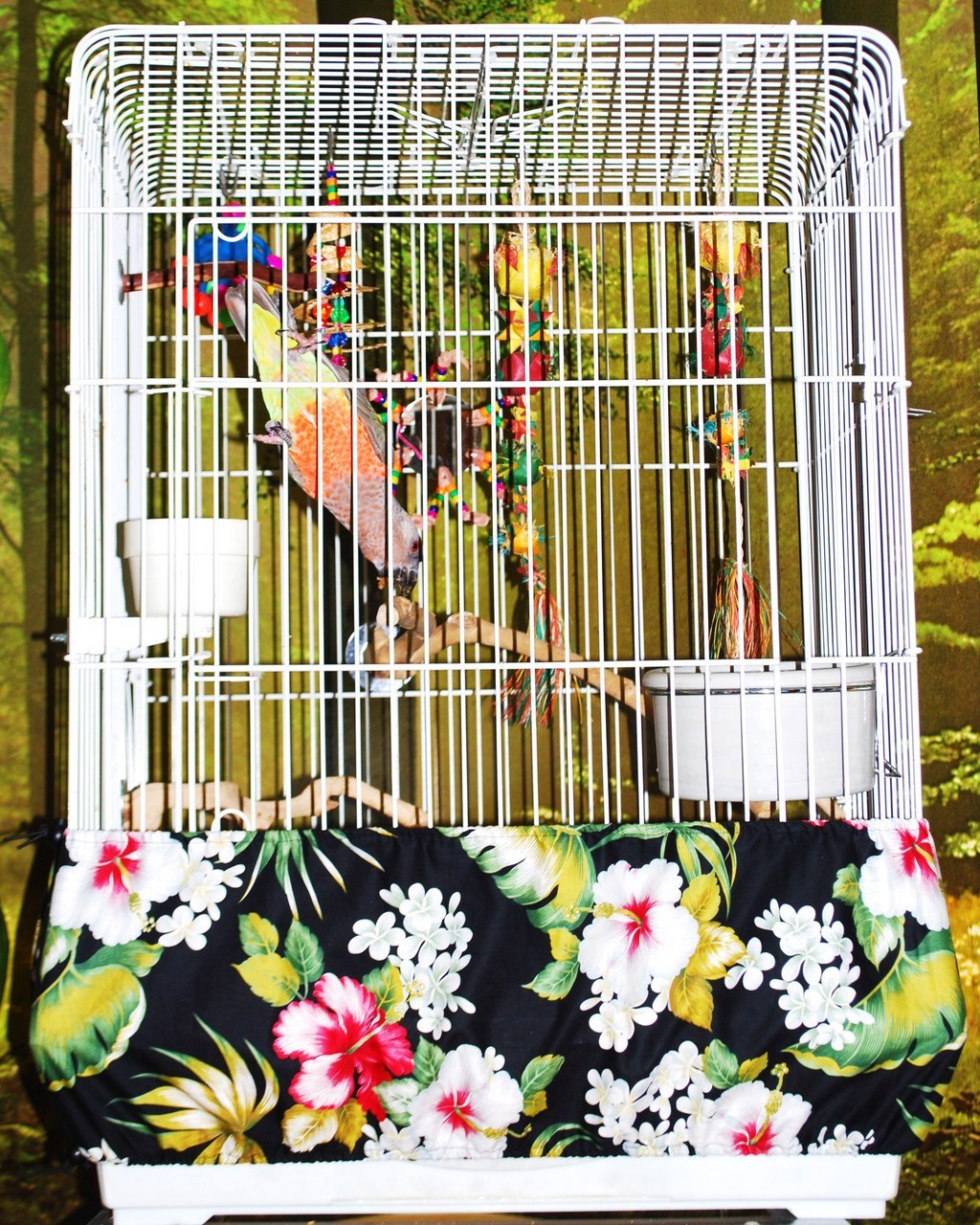 bird cage seed guard acrylic