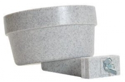 Lixit 20 oz high-density polystyrene crock GRANITE