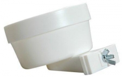 Lixit 20 oz high-density polystyrene crock WHITE