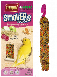 Smakers Fruit Canary Treat Stick 2pk - A&E