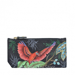Anuschka RFID Card Case/Coin Pouch Rainforest