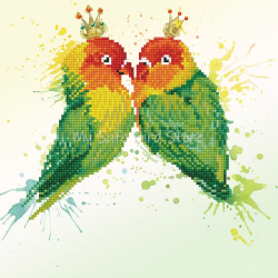 Diamond Dotz® Love Birds Diamond Painting Kit