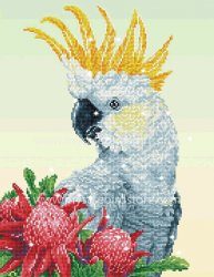 Diamond Dotz White Cockatoo Faceted Art Kit