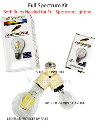 Featherbrite LED Full Spectrum/UV Light SET