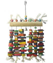 Hardwood Block Cluster by Happy Beaks