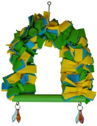 Hanging Fleece Swing Medium by Happy Beaks