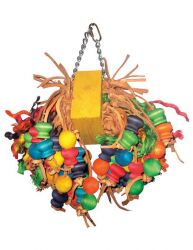 Medium Cluster of Hanging Wood Balls by Happy Beak